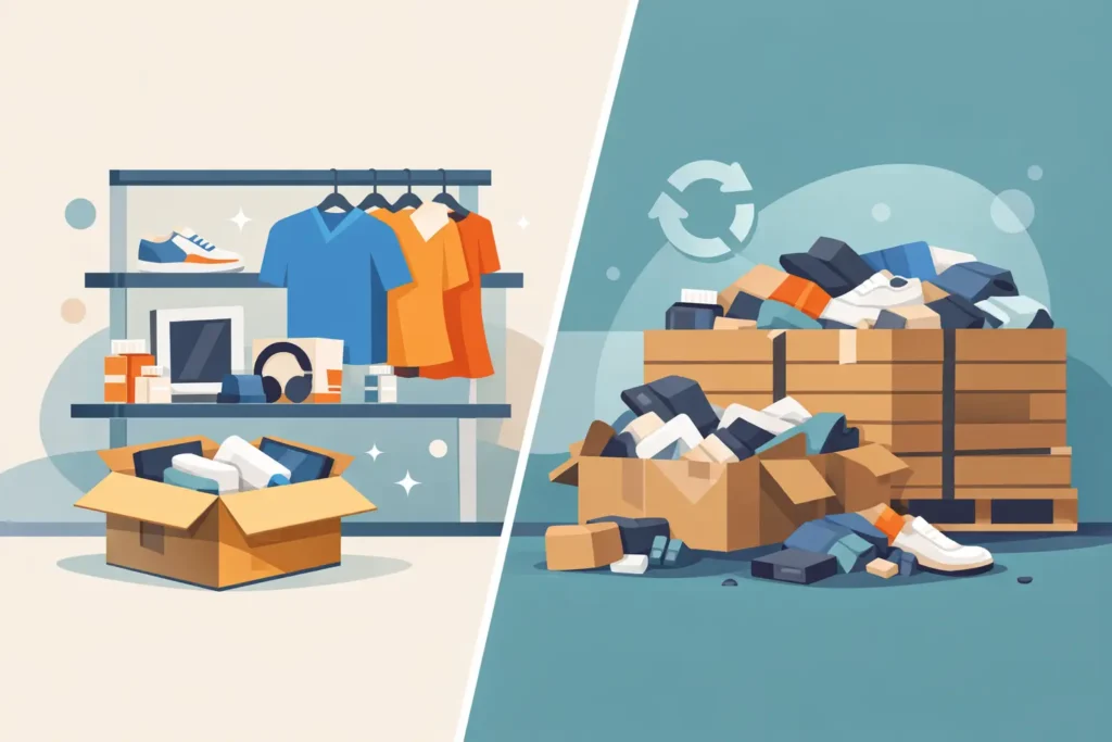 Shelf Pulls Versus Returns Pallets