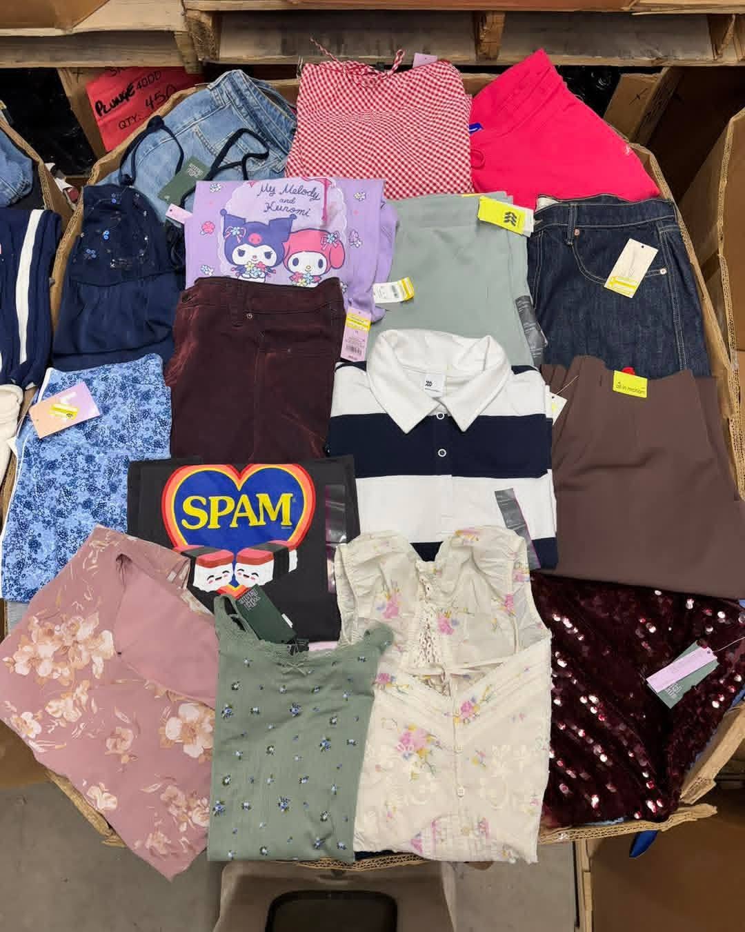 Amazing Female clothing pallets